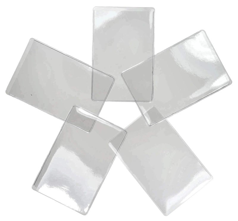 uGems Medicare Card Protectors 5 Pack - 12 Mil Total Thickness  Made in USA  Offset Lip for Easy Use  Wallet-Fit Medical & Social Security Card Holders (Clear) - Image 4